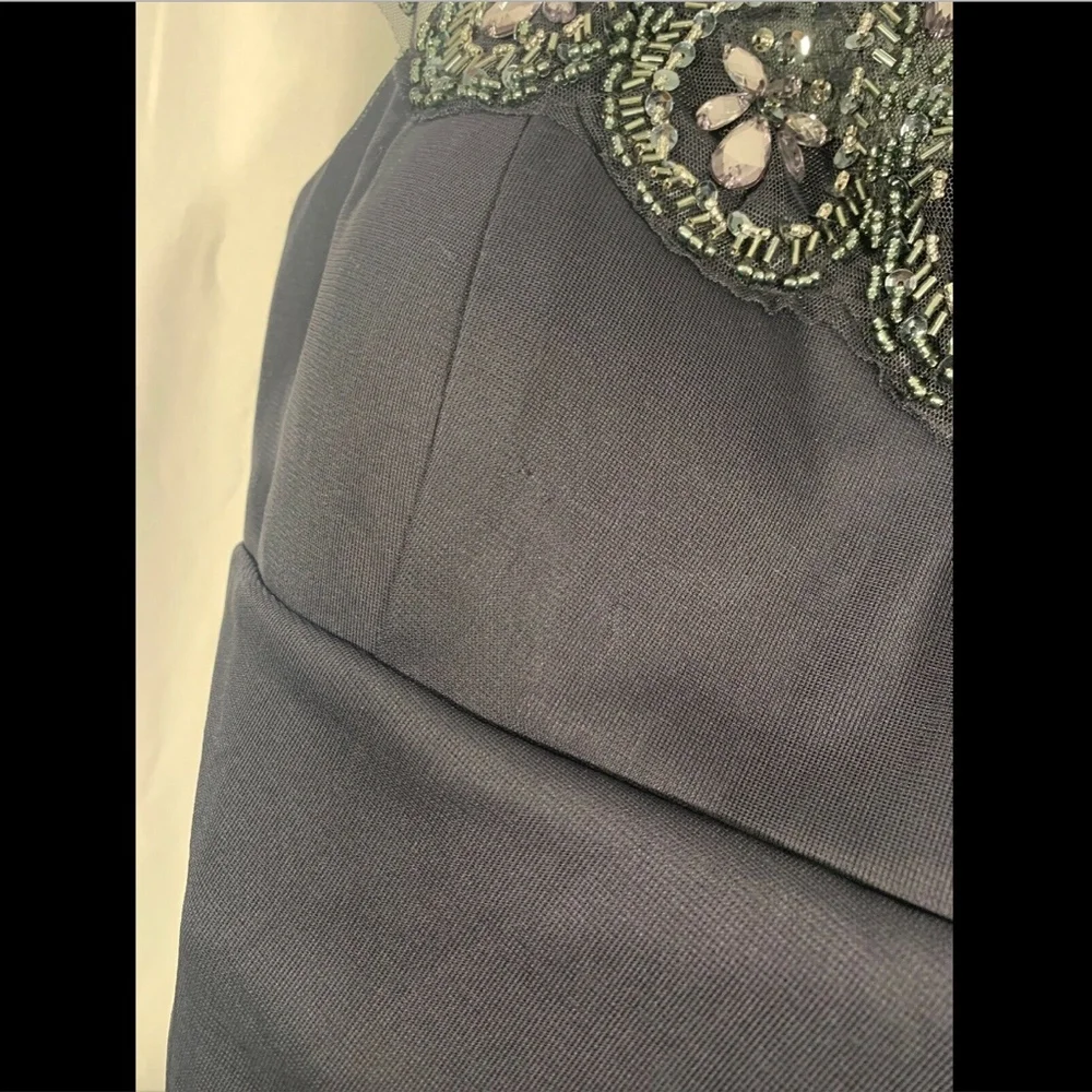 NWD XSCAPE Embellished‎ Chiffon Sheath Dress